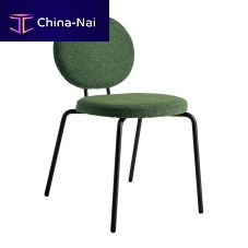 Contemporary chair Confettiindoorfabricpowder-coated steel base