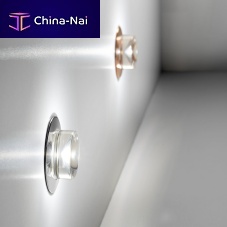 Recessed wall light fixture AURALEDroundIP67