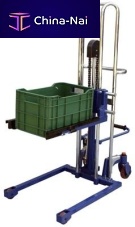 Manual stacker truck ABS-130walk-behindfor crates