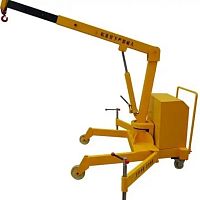 Hydraulic shop crane SD-B Seriestelescopiccompactwith suspension arm
