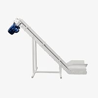 Belt conveyor inclinedtransferloading