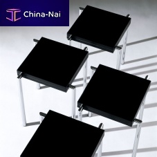 Contemporary stool JACCARAwoodenmetal basecommercial