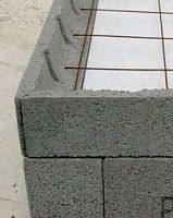 Concrete shuttering block Lfor flooring