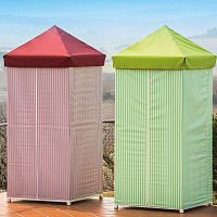 Home garden cubicle LIGHTgalvanised steelfabric
