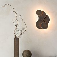 Contemporary wall light Moonlightindoormetalround