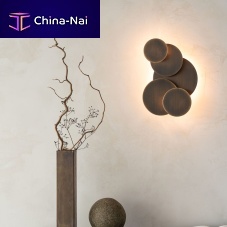 Contemporary wall light Moonlightindoormetalround