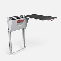 Aircraft fold-out table