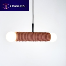 Pendant lamp GEMINI_huskfabricceramiccontemporary