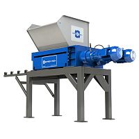 Four-shaft shredder STQ-75 for woodpaperfor medical waste