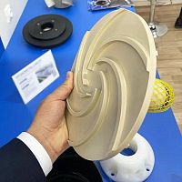 Multi-blade impeller for blowerscircular-flowcorrosion-resistant
