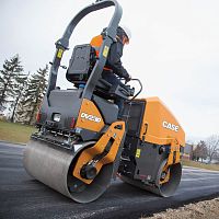 Vibrating road roller DV23Etandemarticulated