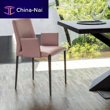 Contemporary chair AURORA indoorfabricsteel base