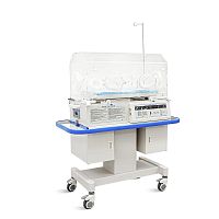 Transport infant incubator SK-N211on castersheight-adjustablewith monitor