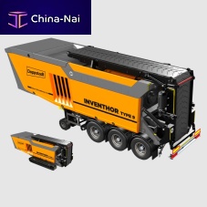 Single-shaft shredder INVENTHOR TYPE 9for woodfor commercial wastemobile