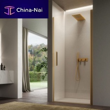 Glass shower enclosure LUCEwith sliding doorfor alcoveshome