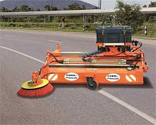 Forehead sweeper brush STAR 240for airport runway