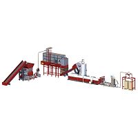Plastic granulation unit underwaterfor recyclingfor plastic pellet manufacturing
