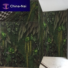Preserved green wall with live plantsmodular-panelcustom