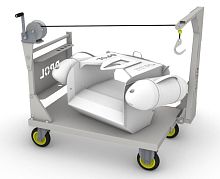 Handling trolley DPOL® Liftertransportfor docksaluminum
