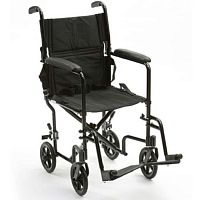 Passive wheelchair 46.0325indoorwith legreststeel