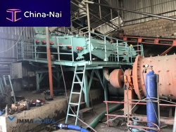 Jaw crushing and screening plant stationaryfinefor mineral material
