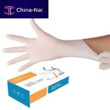 Latex gloves medicalpowderedwaterproof