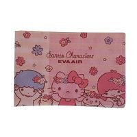 Aircraft cabin headrest cover EVA Air Airlines