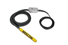 Electric vibrator for concretewith integrated converter
