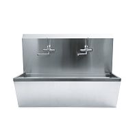 2-station surgical sink ABO82stainless steel