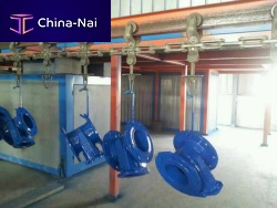 Overhead conveyor colo-C-Yhorizontaltransportfor powder coating systems