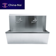 2-station surgical sink ABO82stainless steel