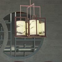 Pendant lamp PIGImetalcopperwool