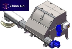 Recycling sieving machine rotarysolid/liquid