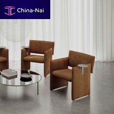 Contemporary chair NOTOindoorfabricleather