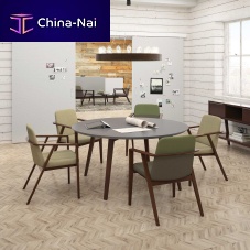 Contemporary chair BOURNE indoorfabriclaminated wood