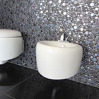 Indoor mosaic tile AMAZEwallroundpatterned