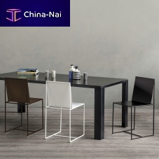 Minimalist design chair SLIM SISSIoutdoorindoorleather
