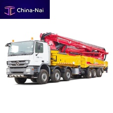 Mobile truck-mounted concrete pump for constructionpistonindustrial