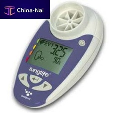 Electronic spirometer LungLifehand-heldfor lung exercisefor home use