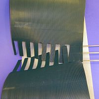 Perforated conveyor belt Bande ERO Joint®polyurethanepolyesterPVC