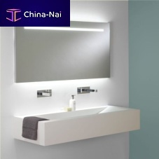 Wall-mounted bathroom mirror FLAIR 1250 0762contemporaryrectangularmetal