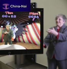 Limbs mobility rehabilitation system IREX®virtualwith interactive workoutwith serious games
