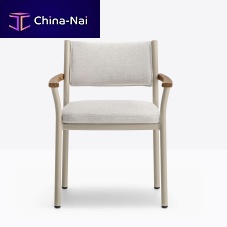 Contemporary chair Guineaoutdoorfabricteak