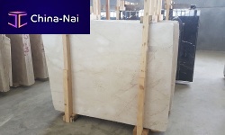 Marble stone slab CREMA NUOVA : 126for floorwall-mountedpolished