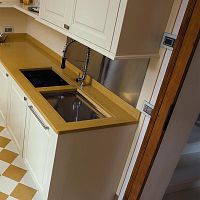 Marble dust countertop TOP SU MISURAkitchen