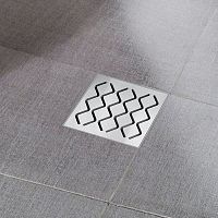 Stainless steel floor drain SN501gratedsquare