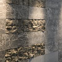 Natural stone wall cladding AMBRATOinteriorexteriorglued