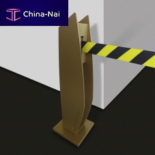Access control barrier self-supportingmetalfor public building