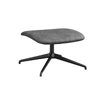 Contemporary footrest P47 B2 M TSfabricleathersteel