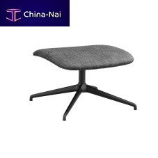 Contemporary footrest P47 B2 M TSfabricleathersteel